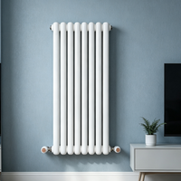 Radiateur décoratif vertical/horizontal SL50 en acier, colonne design, radiateur à eau chaude moderne pour chauffage central résidentiel