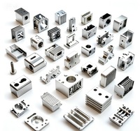 Bloc de montage pour dissipateur thermique en aluminium CNC, boîtier spécial, composants usinés sur mesure