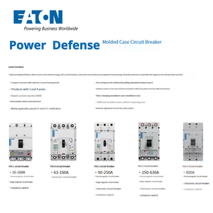 מפסקי זרם יצוקים מסדרת EATON PDC CCC 800A, מפסק זרם אוטומטי (MCB) ומאַלְקַטְרִיָה (<span class=keywords><strong>MCCB</strong></span>) למעגל מכונות - Product Image 3