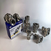 KRES FF9-25-P Robinet à boisseau sphérique à double interverrouillage à débit complet raccord rapide utilisé dans le refroidissement liquide des centres de données pour la distribution de fluides