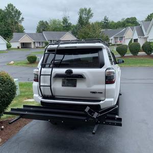 Portamotos de Acero Reforzado con Rampa de Carga, Soporte de Transporte y Soporte para Moto de Cross, Montaje en Enganche, Accesorios para Motocicleta - Product Image 6