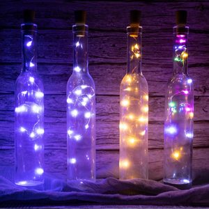 <span class=keywords><strong>Bottiglia</strong></span> di sughero luce USB ricaricabile Soft Cork 2 M 20 Led fata String Light per la decorazione domestica - Product Image 4