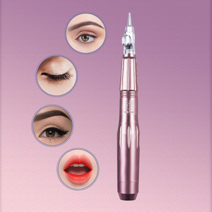Máquina de Tatuaje Rotativa de Microblading para Cejas de Acero Inoxidable, Herramienta Semiautomática PMU para Uso en Salones de Belleza para Labios y Cejas - Product Image 1