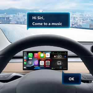 Écran tactile intelligent pour <span class=keywords><strong>Tesla</strong></span> <span class=keywords><strong>Model</strong></span> <span class=keywords><strong>3</strong></span>/Y 9 pouces, système d'exploitation Linux, CarPlay sans fil, entrée vidéo, synchronisation des données de la voiture d'origine - Product Image 1