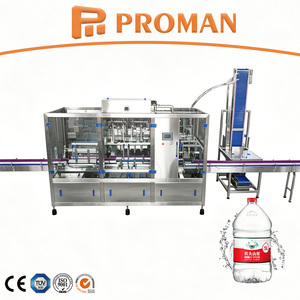 Usine de remplissage et d'embouteillage d'eau pure industrielle pour fûts en plastique de 3 à 10 L avec embouchures de 45 et 48 mm - Product Image 1