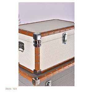 Phúc kiến youngs thủ công phong cách Châu Âu MDF gỗ hình chữ nhật quần áo tổ chức cổ da lưu trữ thân cây hộp thiết lập lớn - Product Image 5