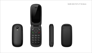 Téléphone à clapet double SIM F660 2024, produit très vendu à bas prix, langue d'exploitation espagnole, fonctionnalité FM cellulaire 2G, écran A+ - Product Image 3