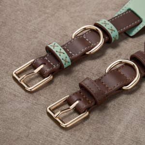 Oferta Especial Accesorios para Mascotas <span class=keywords><strong>Collar</strong></span> de Cuero Genuino Natural de Lujo para Perros de Alta Resistencia - Product Image 5