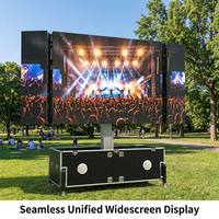 Écran LED pliable portable PFC-7M, affichage hydraulique, pas de pixel P3.91, luminosité 5000 cd, extérieur/intérieur, garantie 1 an
