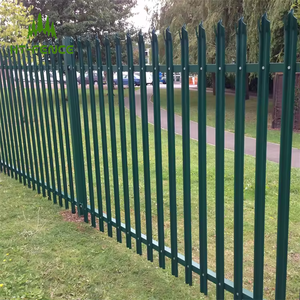 HT-FENCE <span class=keywords><strong>Fer</strong></span> <span class=keywords><strong>forgé</strong></span> à faible coût utilisé pour la clôture de palissade de ferme clôture de palissade en aluminium - Product Image 3