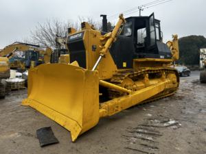 Machines de construction d'occasion fabriquées en Chine Shantui SD22 SD16 SD32 Bulldozer sur chenilles Machine de terrassement SD22 Bulldozer d'occasion - Product Image 5