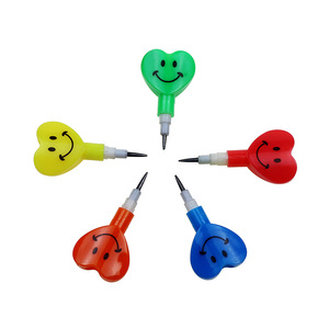 BECOL Vente en gros Crayons créatifs en forme de cœur empilables Non-affûtants Crayons en plastique HB pour étudiants pour enfants - Product Image 4