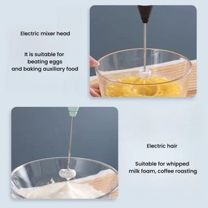 Frullatore Elettrico Portatile Rinforzato per Uso Domestico, Mini Sbattitore per Uova, Mixer per Torte, Montalatte, Strumento per Caffè e Pasticceria - Product Image 2