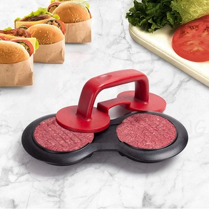 Prensa Manual de plástico para hamburguesas rellenas, 2 en 1, gran oferta - Product Image 1
