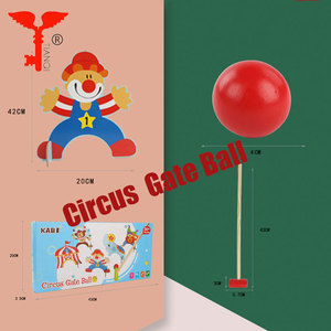 Populaire Nouvelle Arrivée En Plein Air En Bois Jouet Jungle jeu de Croquet Animaux Personnages - Product Image 4