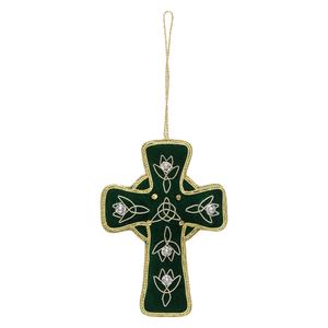 Décorations de Noël à la main Design Croix décoration de sapin de noël suspendus ornements - Product Image 3