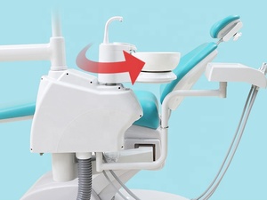 Sedia odontoiatrica Cina sedia dentale prezzo a buon mercato migliori dispositivi dentali - Product Image 4