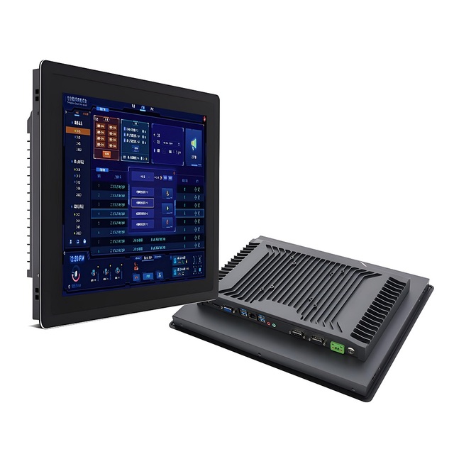 AIO HMI Panel PC Industrial Monitor 15-21.5 Inch 10-Point Capacitive Touch Screen Aluminum Alloy Frame DB9 RS232 WiFi TFT LCD