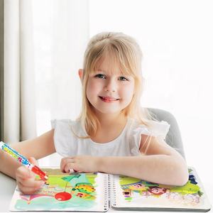 Детские Волшебные игрушки для рисования, набор для рисования акварелью, книга для рисования акварелью, Обучающие принадлежности - Product Image 6