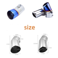 Embout de silencieux d'échappement en acier inoxydable pour Toyota Land Cruiser Lexus LX570, garniture de tuyau d'échappement