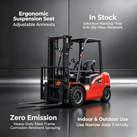 Chariot élévateur électrique au plomb-acide de 1,5 tonne en stock, chariot élévateur pour la manutention des matériaux en entrepôt, certifié CE
