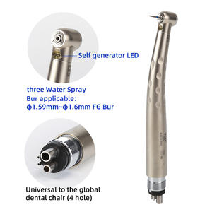 Pièce à main Standard à Turbine dentaire à Led, pièce à main à grande vitesse, vente en gros - Product Image 4