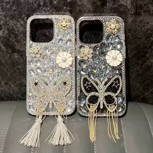 Cover di Lusso con Diamanti 3D Scintillanti Serie Artigianale per iPhone <span class=keywords><strong>Xr</strong></span> X Xs Max 7 8 11 12 13 14 15 16 17 Plus Pro Max - Product Image 6