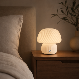 Modern 3D Printed Plastic Rechargeable DC Table <strong>Lamp</strong> USB Type-C <strong>Touch</strong> Dimmable Cordless <strong>Bedside</strong> Decorative for Home Hotel - Product Image 4