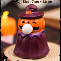 Jouet anti-stress portable de style dessin animé d'Halloween avec bulles extensibles, doux et réutilisable pour les enfants