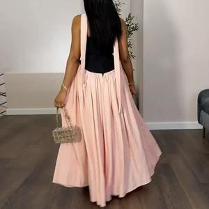 Nouvelle Robe Longue Plissée Écologique Sans Bretelles et Dos Nu pour Femme – Idéale pour les Fêtes - Product Image 3