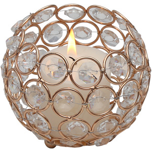 Boule de cristal <span class=keywords><strong>perle</strong></span> octogonale fête mariage bougie tasse créative rétro creux verre atmosphère effet <span class=keywords><strong>chandelier</strong></span> - Product Image 5