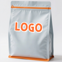 Sac d'emballage alimentaire biodégradable en plastique avec poignée et fermeture éclair, personnalisable avec logo imprimé, pochette refermable