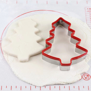 ステンレススチール6個入りクリスマスクッキーツールエルクスタースノーフレークビスケット型キッチン用クッキーカッターセット - Product Image 3