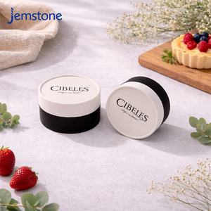 Boîte à gâteau cylindrique de luxe biodégradable personnalisée, tube en carton rond, emballage alimentaire de qualité alimentaire, tube en papier kraft pour cheesecake - Product Image 3