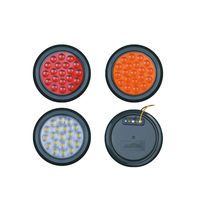 24V rond LED Auto voiture feu arrière lampe côté feu de position pour camion universel voiture lumière 130x45mm