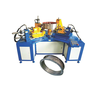 Máquina de Flangeado Vertical Automática Eléctrica para Producción de Tuberías, Fabricación de Carcasas de Ventiladores Axiales y Formación de Bridas TDC - Product Image 5
