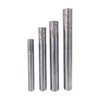 Globaler Bestseller Schaft durchmesser 6mm Scharfe Messers pitze Gesintertes Schnitz messer mit flachem Boden für Stein