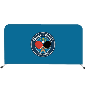 Barrière de tennis de <span class=keywords><strong>table</strong></span> pour tournoi, impression publicitaire double face, tube galvanisé de 25 mm, plastique rétractable, logo personnalisé pour intérieur - Product Image 4
