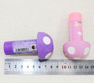 Borrador 2 en 1 con Diseño de Dibujos Animados en 3D, Creativo, con Forma de Hongo y Sacapuntas Simple, Estilo Promocional - Product Image 2