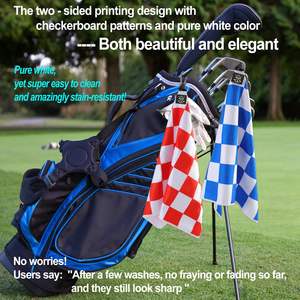 Custom Magnetic Golf <b>Towels</b> for Golf Bags Premium Waffle-<b>Pattern</b> <b>Towel</b> with Magnet and Carabiner Clip for Golf Carts Clubs - Product Image 2