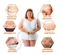 Crème raffermissante pour le corps Oalen Natural Hot Gel, anti-cellulite, pour le ventre, la taille, les cuisses et les hanches, gel amincissant pour le corps