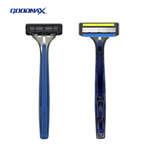 Goodmax Disposable <b>Razor</b> Five Blade Imported Stainless Steel Manual <b>Razor</b> For <b>Men</b> Face Shaving - Product Image 1