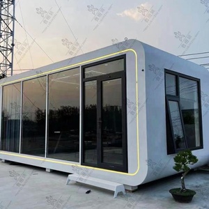Villa structure en acier préfabriquée <span class=keywords><strong>maison</strong></span> minuscule <span class=keywords><strong>maison</strong></span> capsule hôtel conteneur <span class=keywords><strong>maison</strong></span> prix - Product Image 4