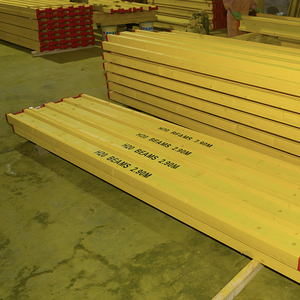 Trave H20 per Casseforme Facile da Assemblare per Progetti Edili, Trave in Legno Massiccio Rivestita Gialla per Costruzioni in Calcestruzzo - Product Image 6