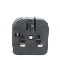 Tout nouvel adaptateur britannique vers américain plat 2 broches vers 3 broches convertisseur de puissance pour type-a vers type G prise US vers UK 13 ampères