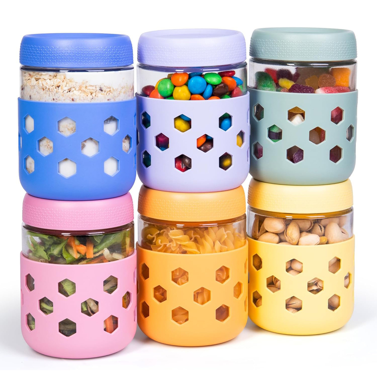Snack Cup Container with Lid Oats