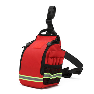 Bolsa de Cintura Oxford Impermeable y Duradera, Multifuncional, para Ciclismo, con Correa Cruzada, Cierre de Cremallera, Portátil, para Artículos Médicos - Product Image 5