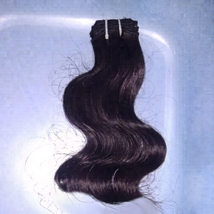 100% Indian Remy Human Hair Wavy Weaving High Quality No Shedding & <b>Tangle</b> - Product Image 1