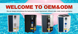 Osb ấm hồ bơi nhiệt Spa Máy làm lạnh yeildhouse dọc nguồn không khí Hồ bơi bơm nhiệt Máy nước nóng điện ROTARY R410A CE EMC - Product Image 2