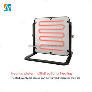 ZZ高品質ペットブローダーヒーター20容量安全暖かい高さ調整家禽ウズラひよこ暖房プレート - Product Image 3